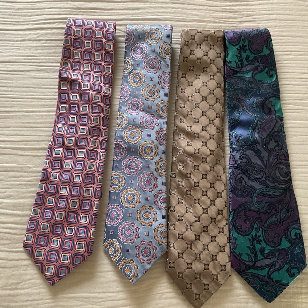 Robert Talbott Multicolor Patterned Ties $25.00 E… - image 1